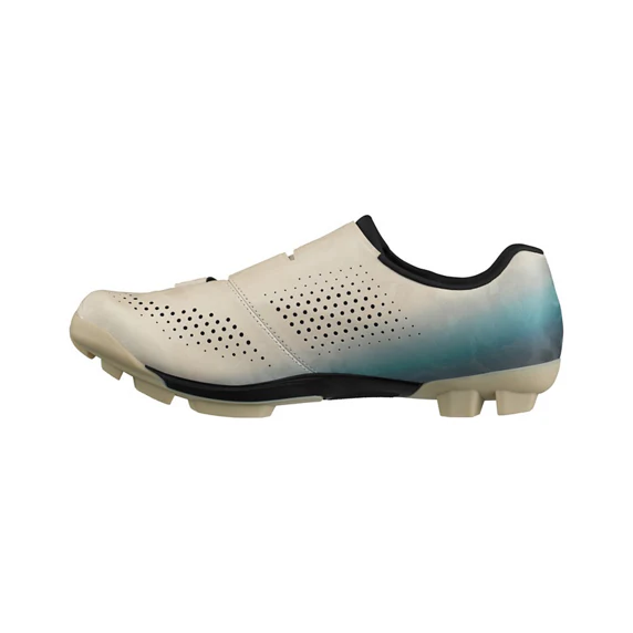 Chaussures VTT XC/Gravel SHIMANO RX600 Beige/Bleu - Image 3