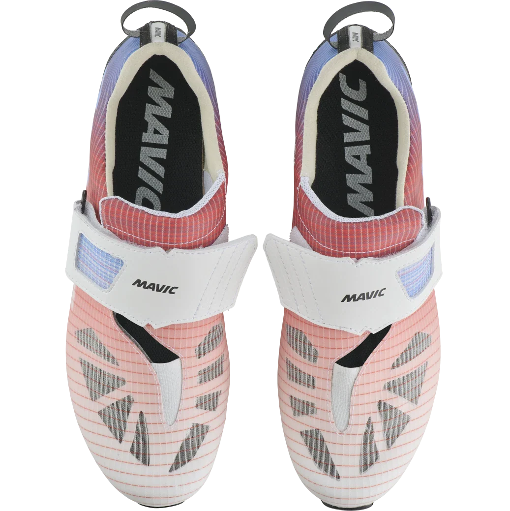 Chaussures Route MAVIC COSMIC SLR TRIATHLON Bleu/Orange - Image 3