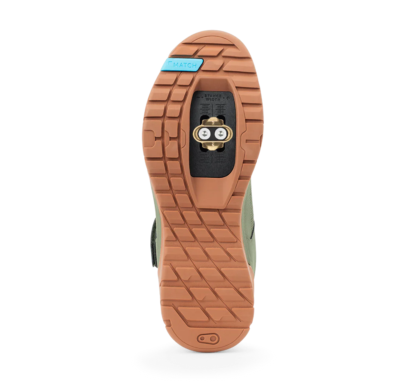 Chaussures VTT CRANKBROTHERS MALLET ENDURO SPEED LACE CLIP-IN Vert/Bleu - Image 2