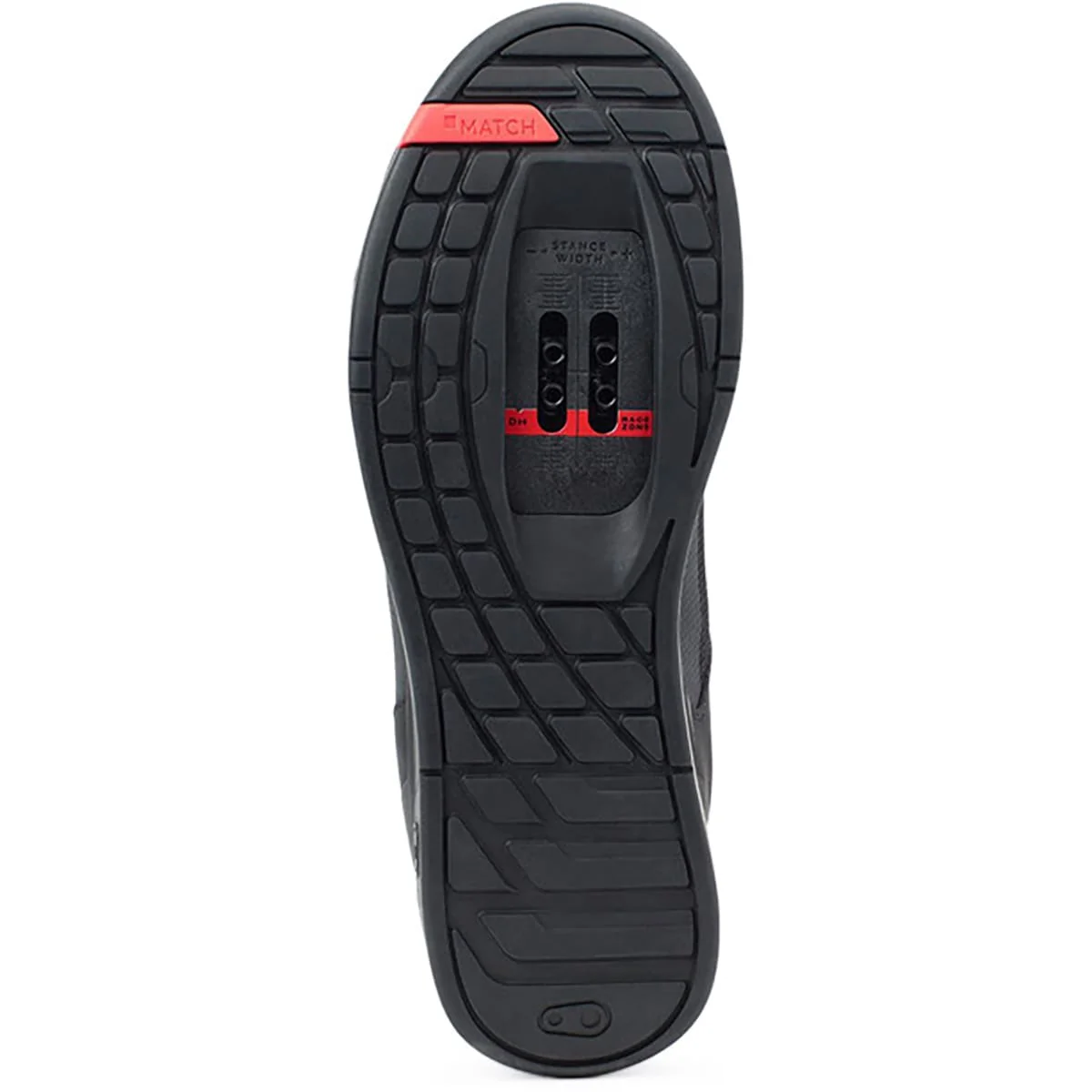 Chaussures VTT CRANKBROTHERS MALLET LACE CLIP-IN Noir/Rouge - Image 2