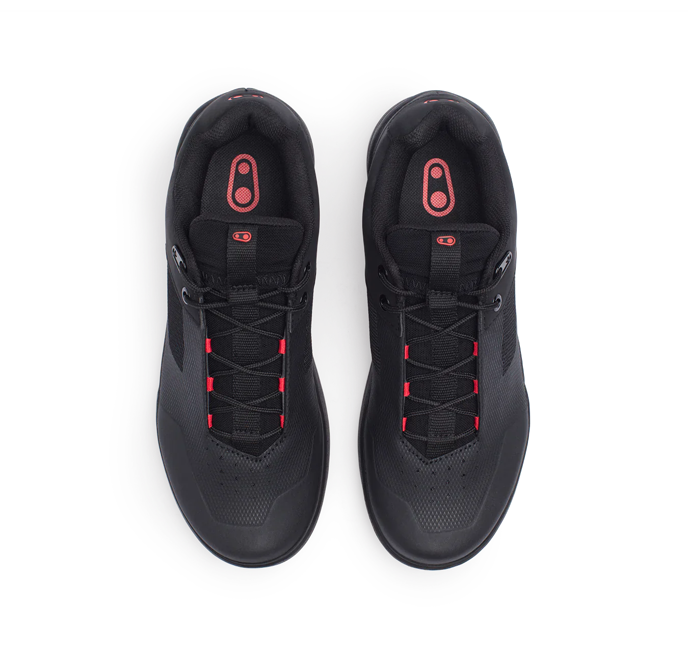 Chaussures VTT CRANKBROTHERS STAMP LACE FLAT Noir/Rouge - Image 3