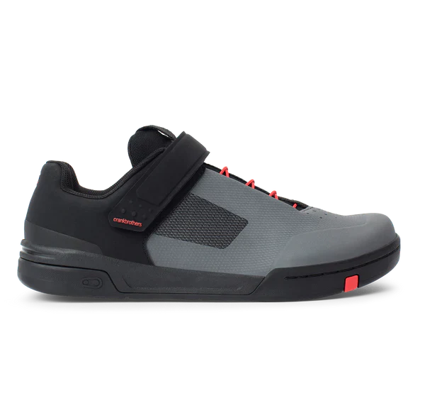 Chaussures VTT CRANKBROTHERS STAMP SPEED LACE FLAT Gris/Rouge - Image 6