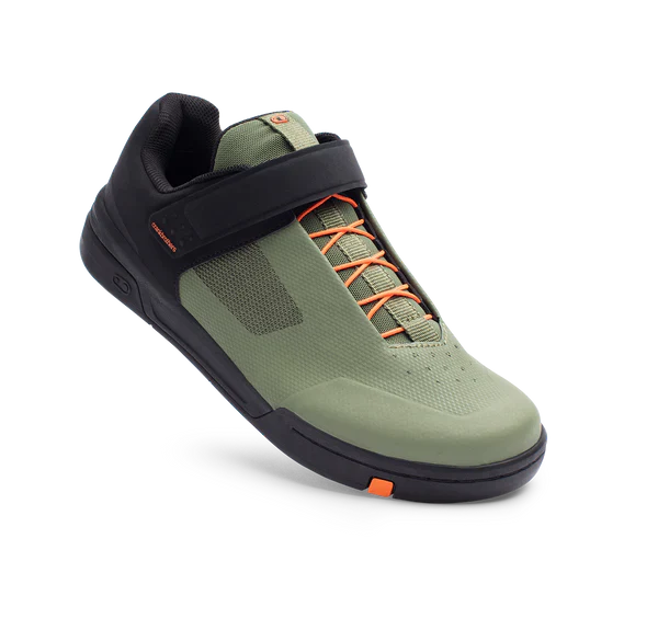 Chaussures VTT CRANKBROTHERS STAMP SPEED LACE FLAT Vert/Orange