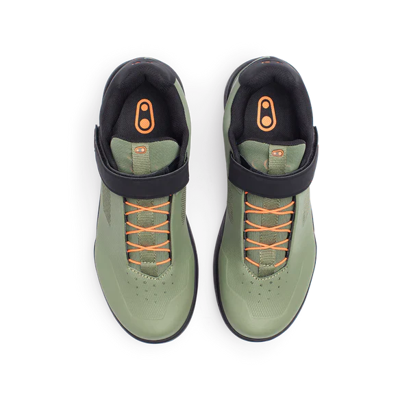 Chaussures VTT CRANKBROTHERS STAMP SPEED LACE FLAT Vert/Orange - Image 4