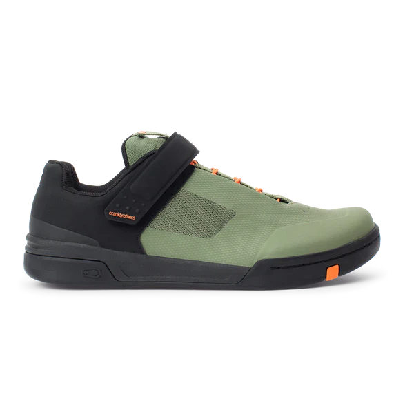 Chaussures VTT CRANKBROTHERS STAMP SPEED LACE FLAT Vert/Orange - Image 6