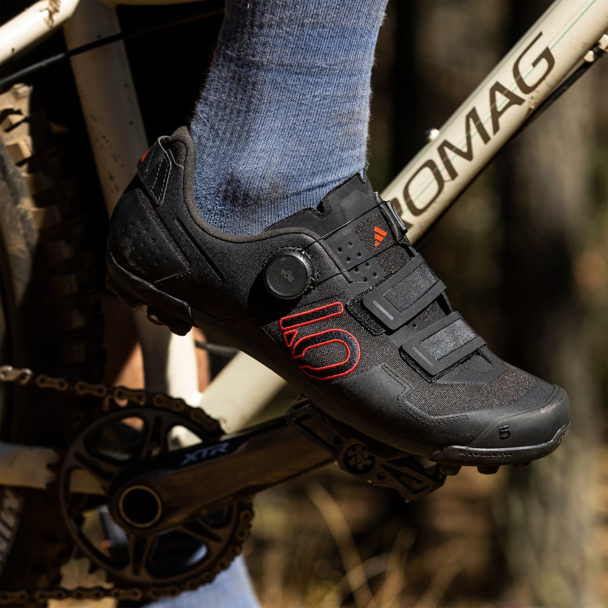 Chaussures VTT ADIDAS FIVE TEN KESTREL BOA Noir/Rouge - Image 19