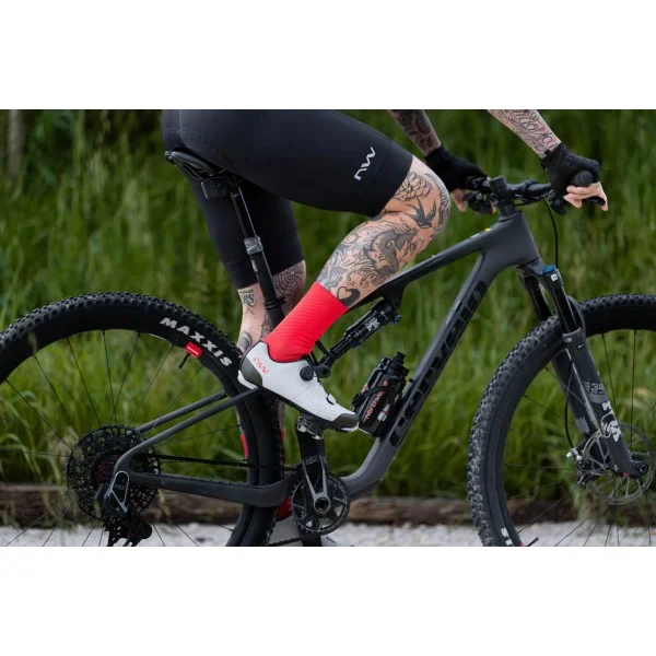 Chaussures VTT XC/Gravel NORTHWAVE RAZER Gris Clair/Vert - Image 4