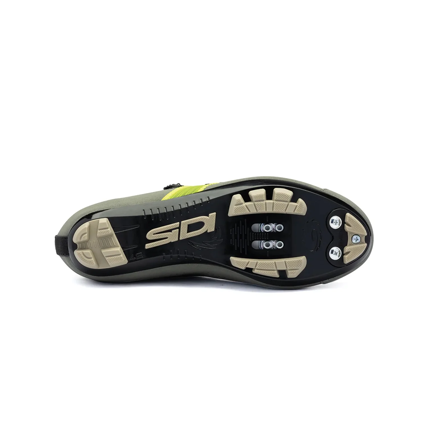 Chaussures VTT SIDI AERTIS Vert Military/Jaune - Image 2