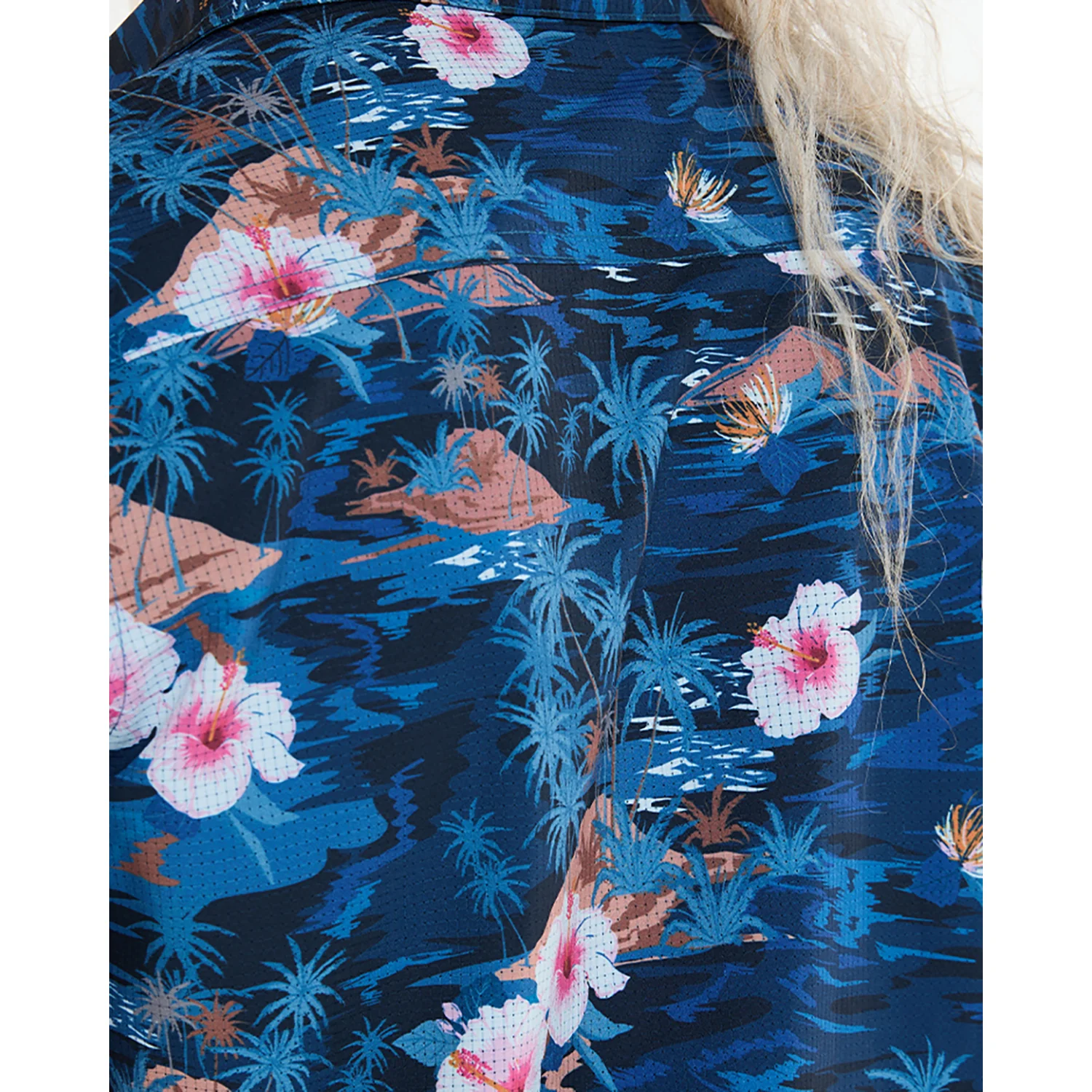 Chemise Technique DHARCO TECH PARTY OASIS Femme Bleu - Image 11
