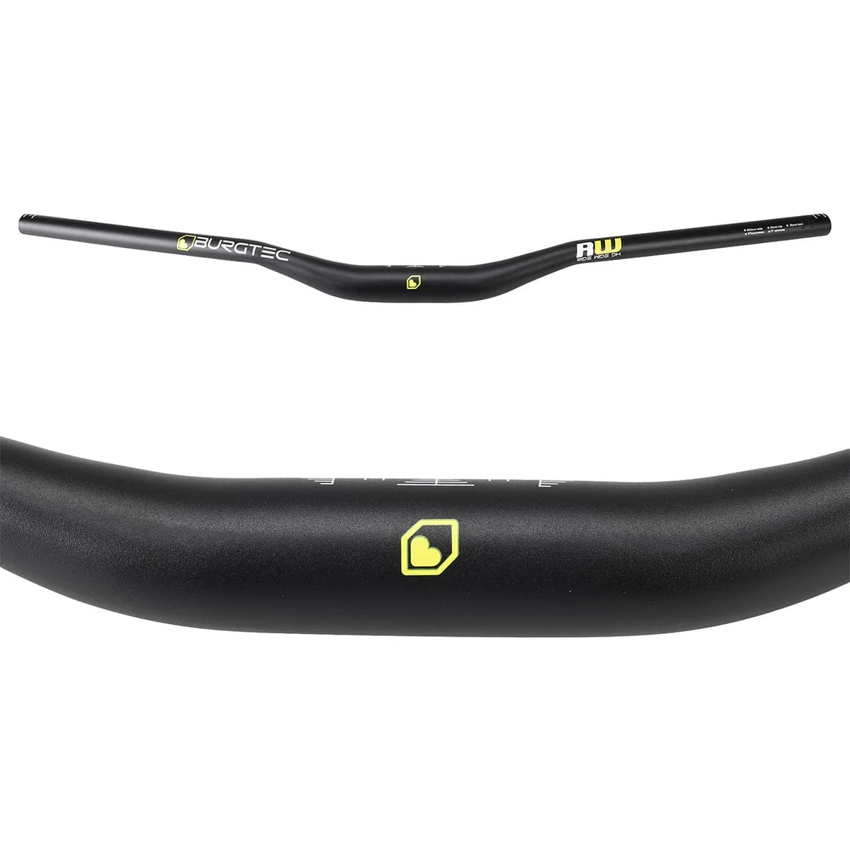 Cintre BURGTEC RIDE WIDE DH Rise 30mm 800mm Noir - Image 2