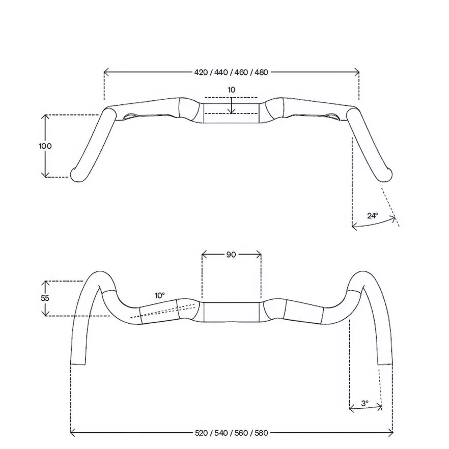 Cintre DEDA GERA ALU 24° POB Finish - Image 9