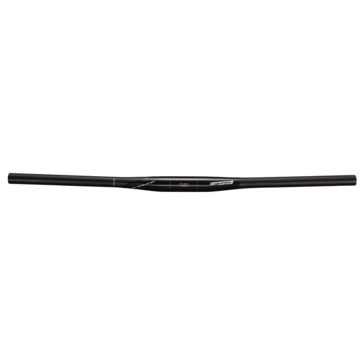Cintre FSA  AFTERBURNER Aluminium Plat 31.8/740mm Noir
