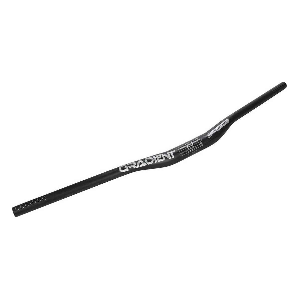 Cintre FSA GRADIENT Carbone Rise 20mm 35/800mm Noir - Image 2