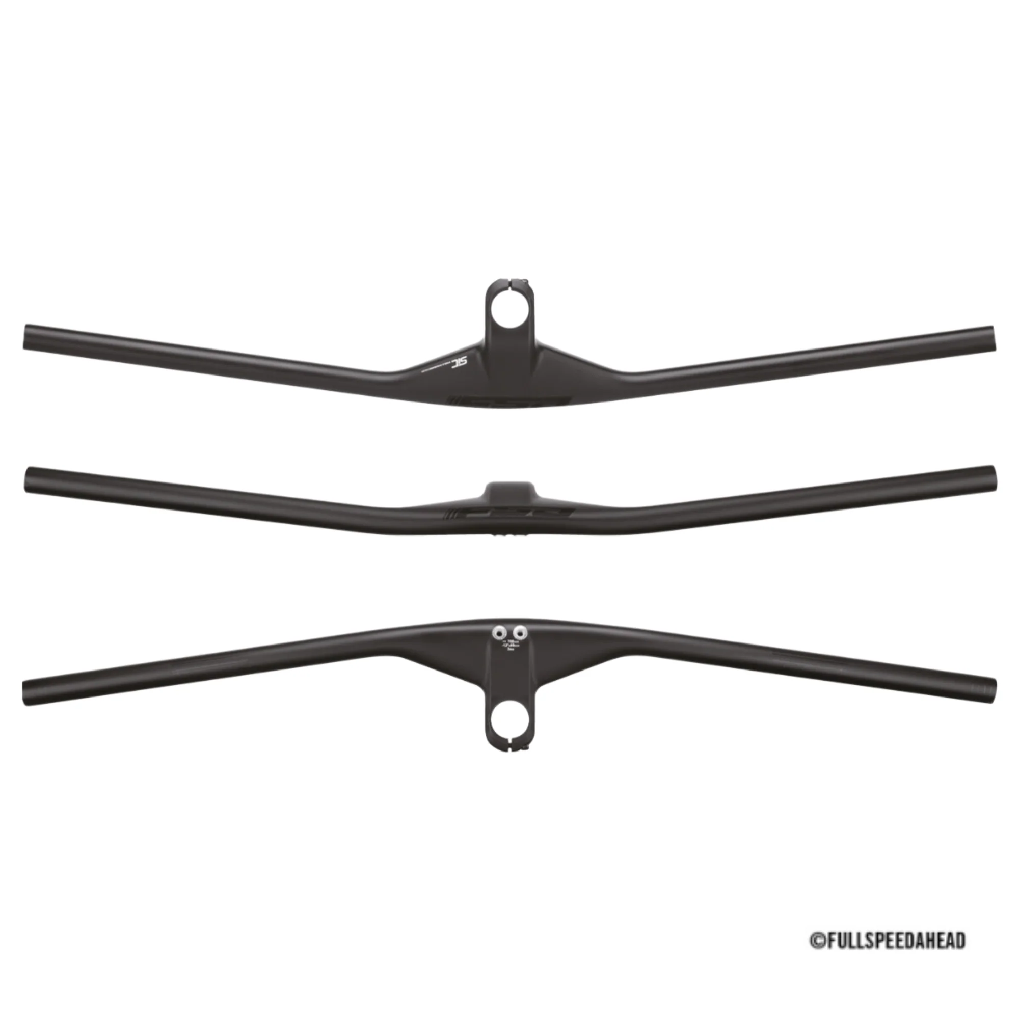 Cintre intégré FSA NS SIC Carbone Plat 60mm x 760mm Carbone