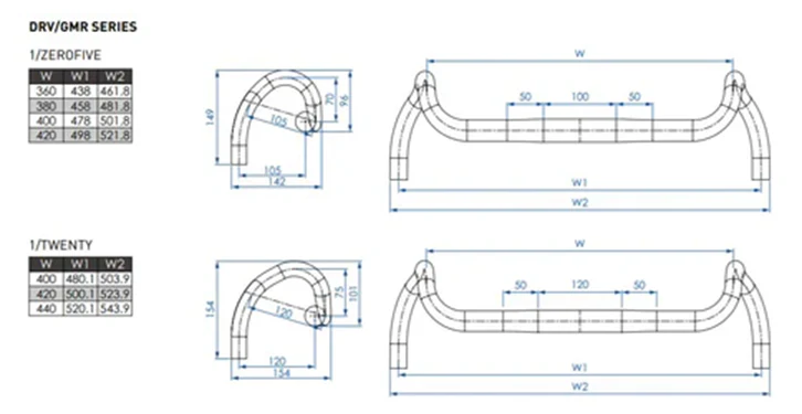 Cintre Gravel PROFILE DESIGN DRV/GMR Drop 120 - Image 10
