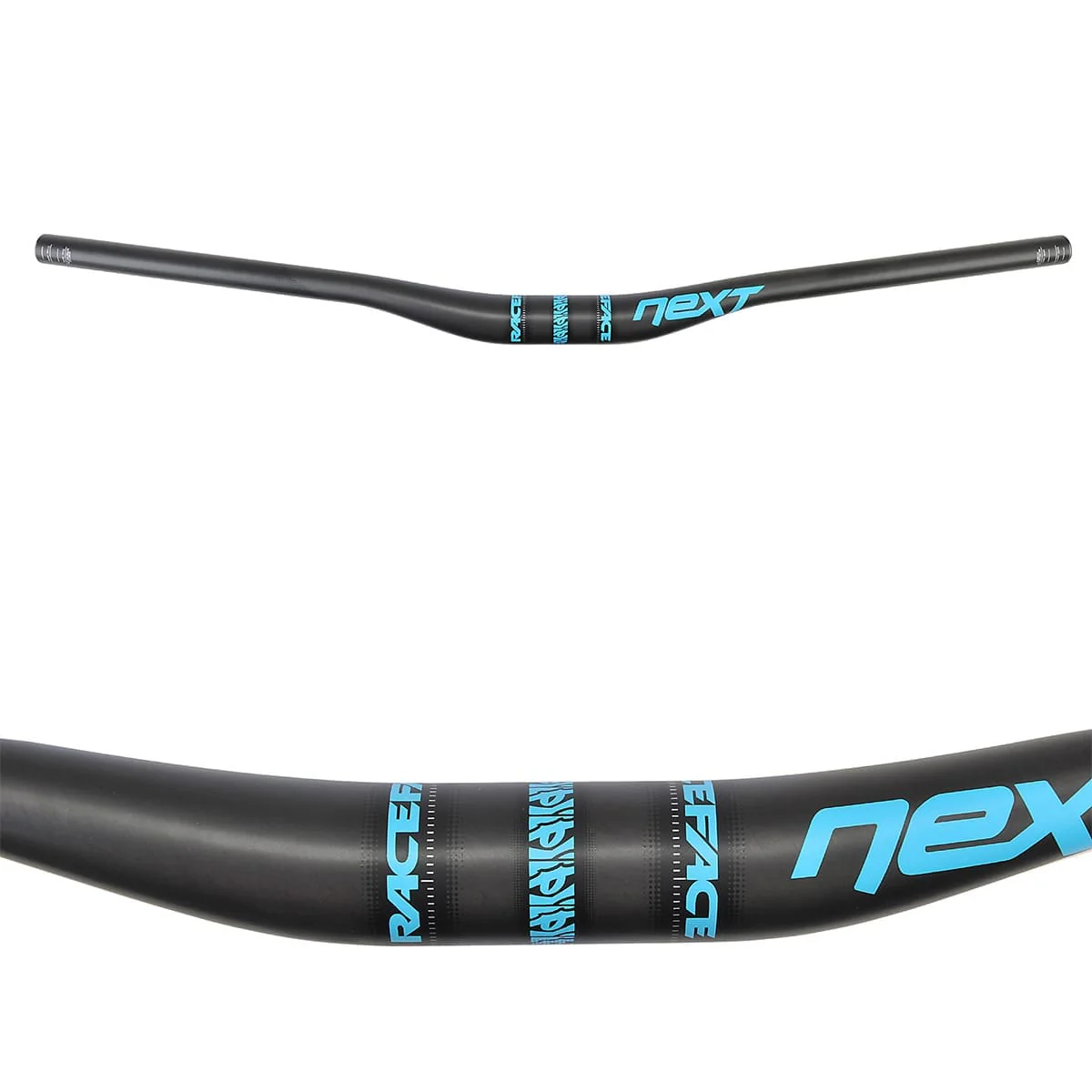 Cintre RACE FACE NEXT Rise 20mm 760mm Carbone/Bleu - Image 2