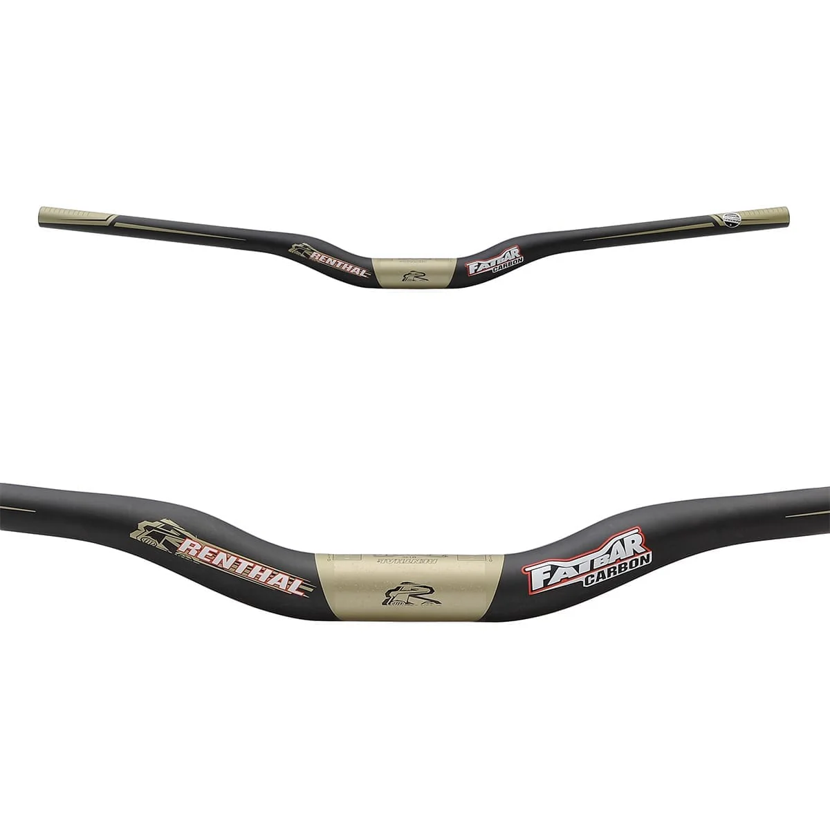 Cintre RENTHAL FATBAR DH Carbone Rise 30mm 800mm - Image 2