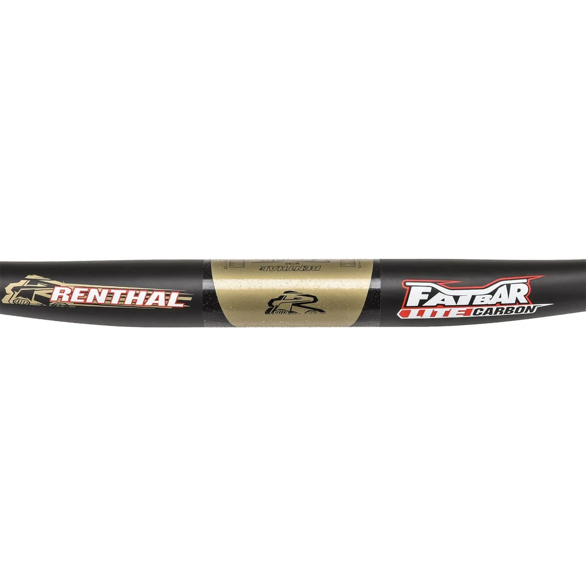Cintre RENTHAL FATBAR LITE Carbone Rise Plat 780mm Noir - Image 3
