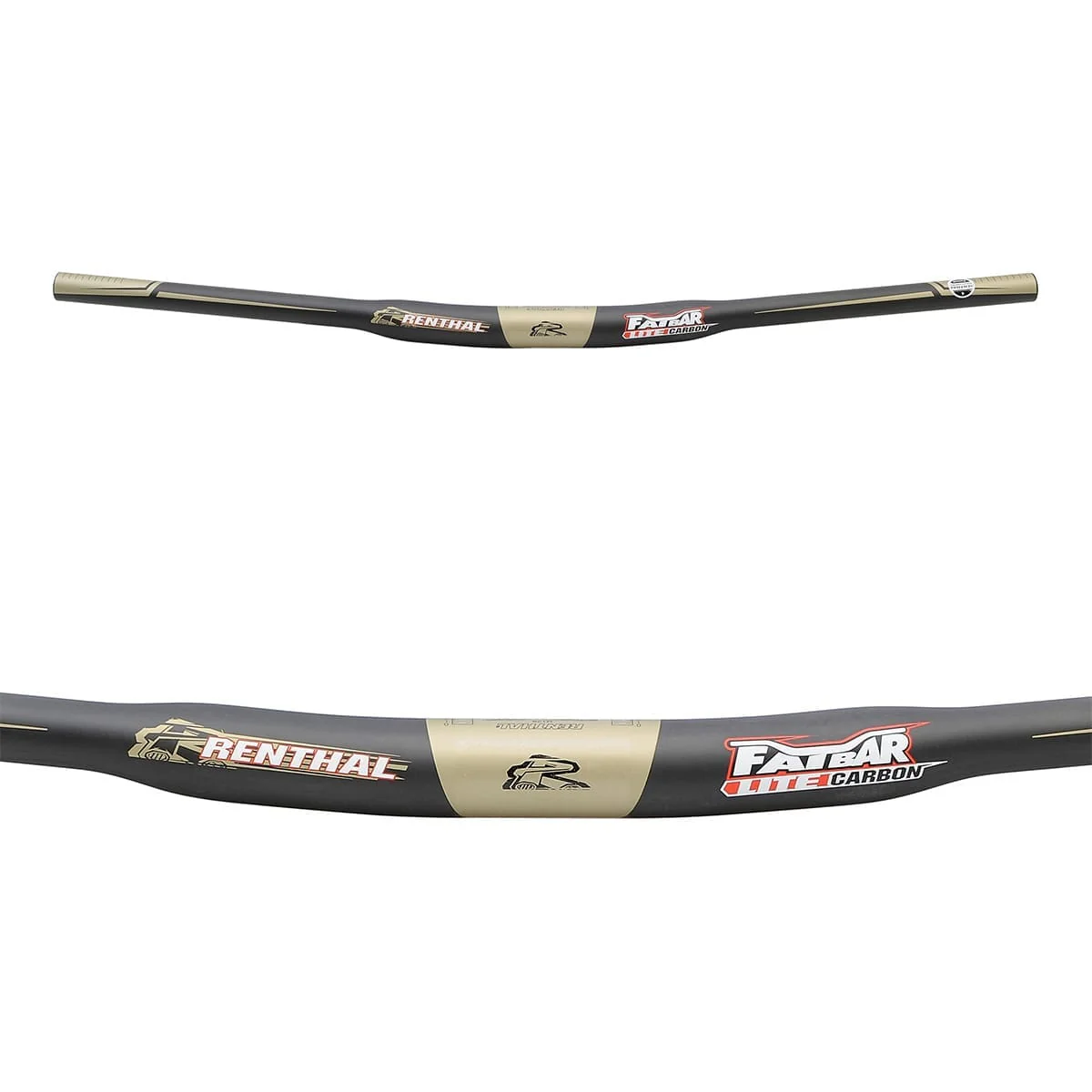 Cintre RENTHAL FATBAR LITE Carbone Rise 10mm 760mm Noir - Image 2