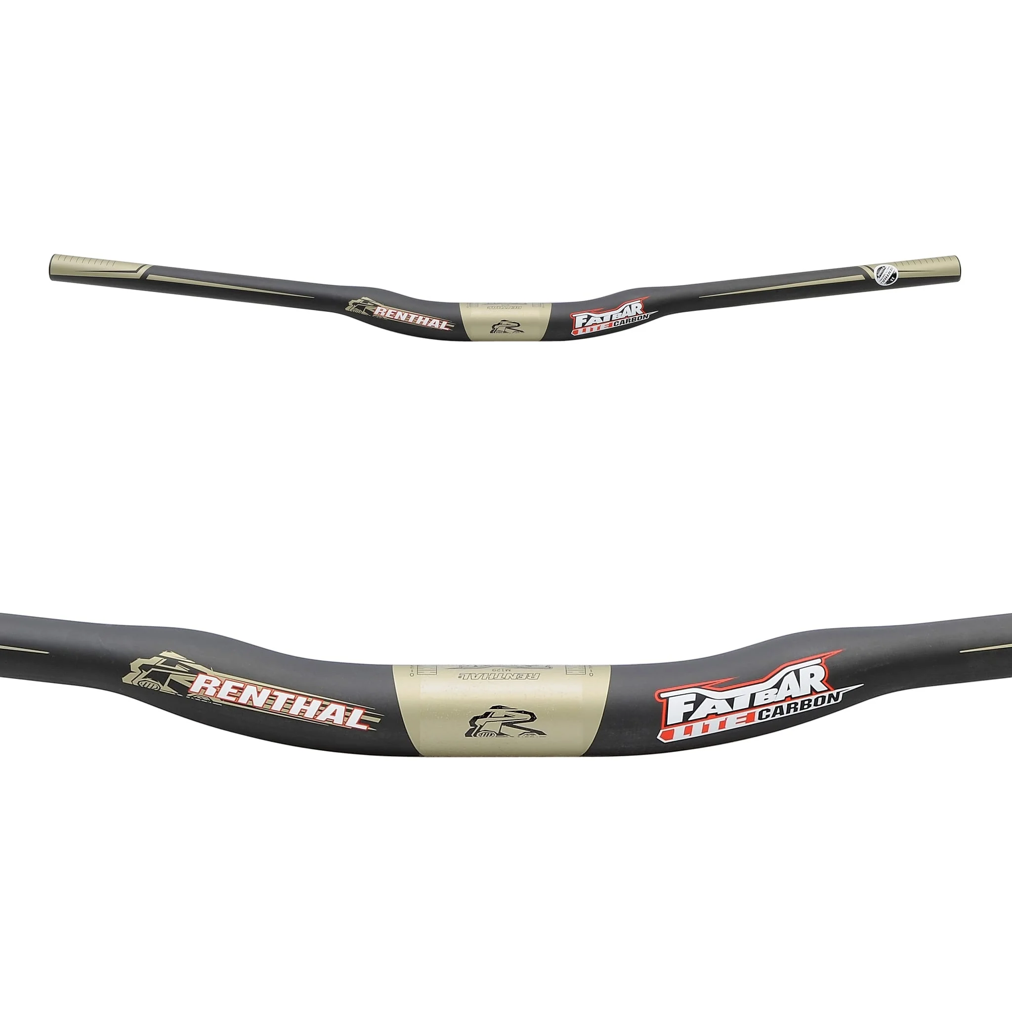 Cintre RENTHAL FATBAR LITE Carbone Rise 20mm 760mm Noir - Image 2