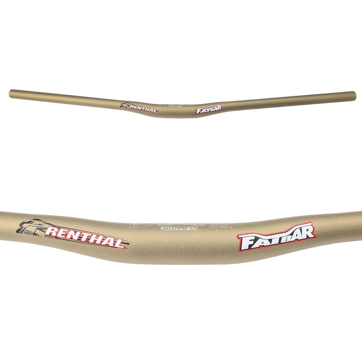 Cintre RENTHAL FATBAR DH Rise 10mm 800mm Or - Image 2