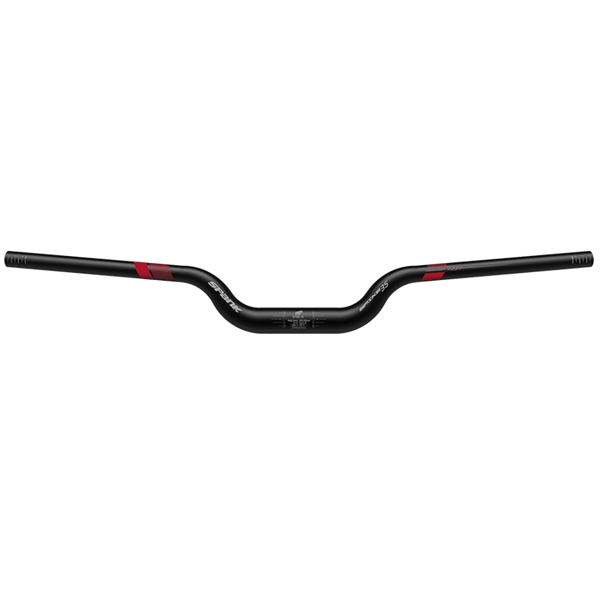 Cintre SPANK SPIKE 35 VIBROCORE Rise 60mm 820mm Rouge