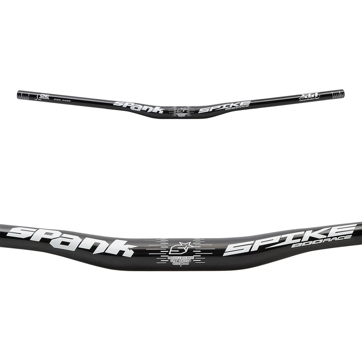 Cintre SPANK SPIKE 800 RACE Rise 15mm 800mm Noir - Image 2