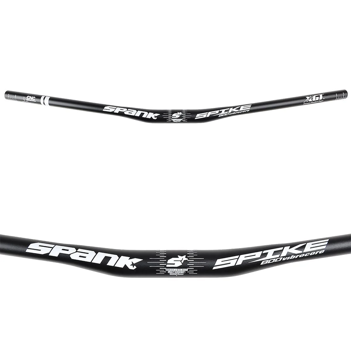 Cintre SPANK SPIKE 800 VIBROCORE Rise 15mm 800mm Noir