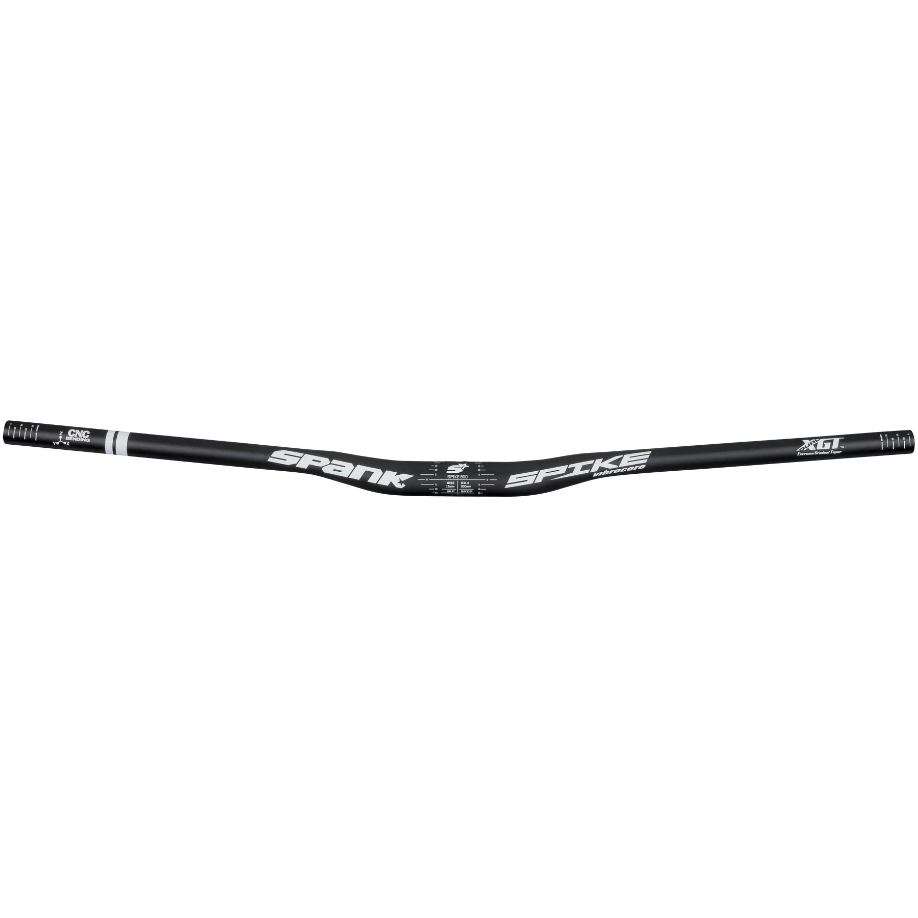 Cintre SPANK SPIKE 800 VIBROCORE Rise 15mm 800mm Noir - Image 2