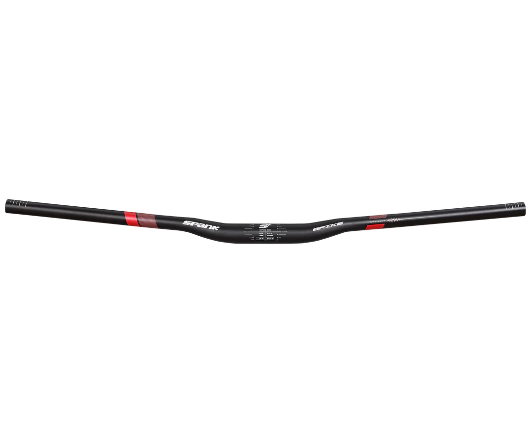 Cintre SPANK SPIKE 800 VIBROCORE Rise 15mm 31.8/800mm Noir / Rouge