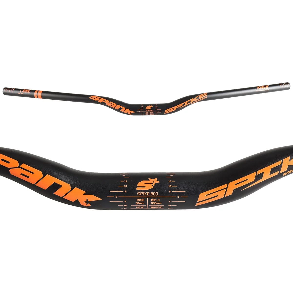 Cintre SPANK SPIKE 800 VIBROCORE Rise 30mm 800mm Orange - Image 2