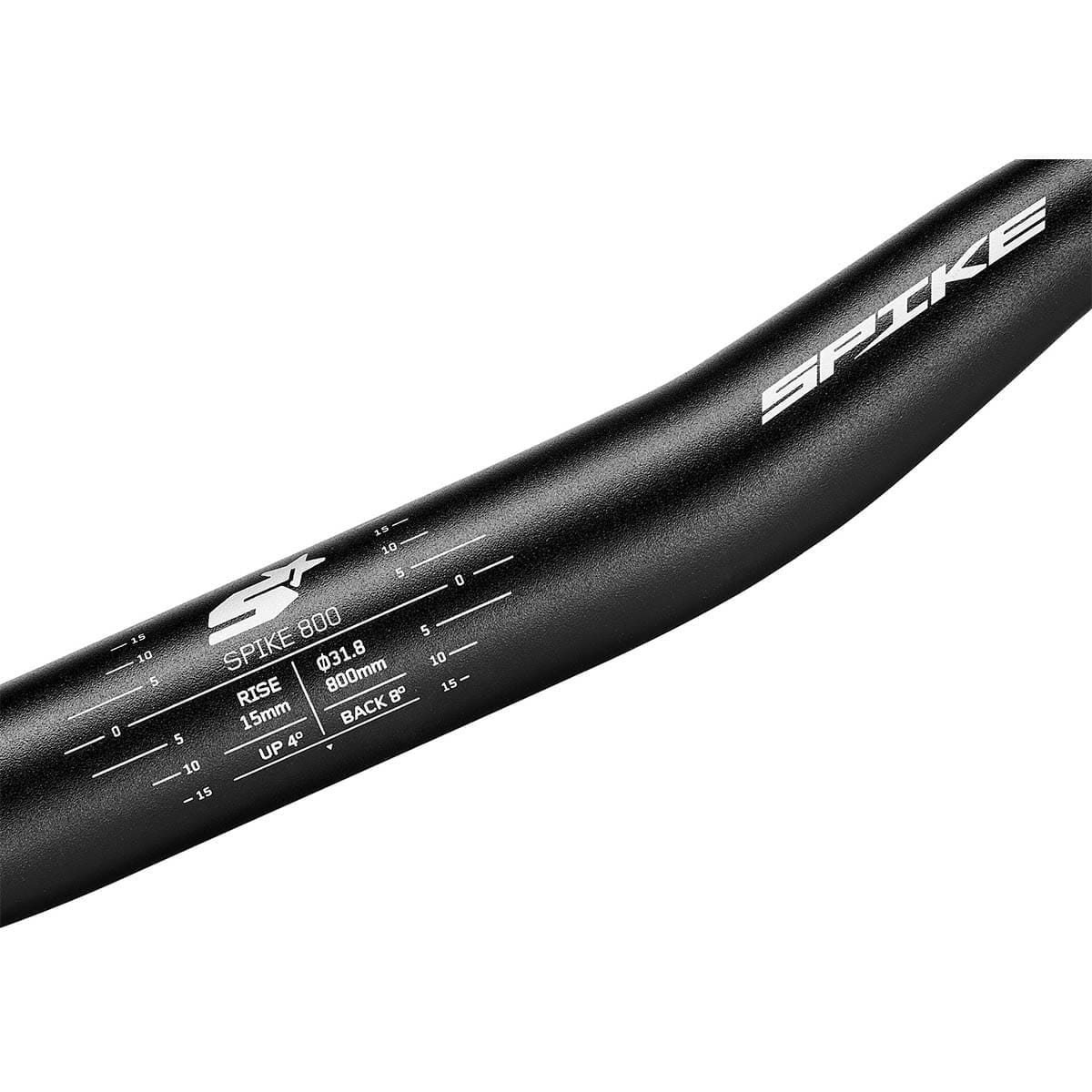 Cintre SPANK SPIKE RACE VIBROCORE Rise 15mm 31.8/800mm Noir - Image 2