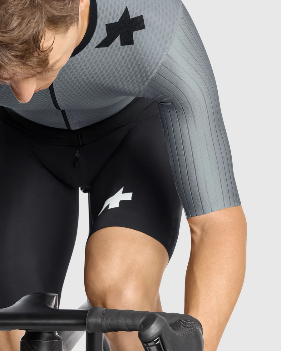 Combinaison ASSOS EQUIPE RS LE HOUDINI S11 Gris/Noir - Image 7