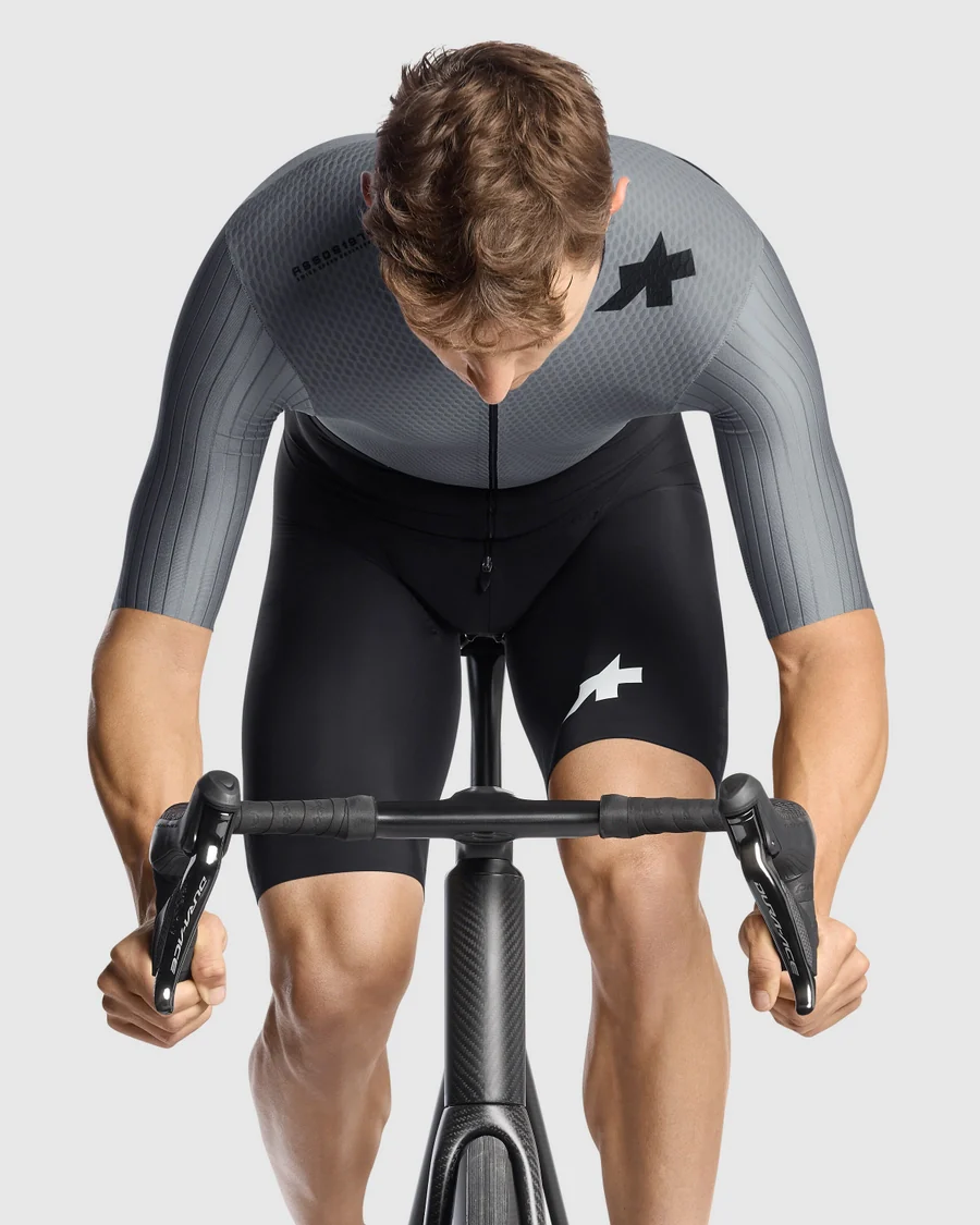 Combinaison ASSOS EQUIPE RS LE HOUDINI S11 Gris/Noir - Image 8