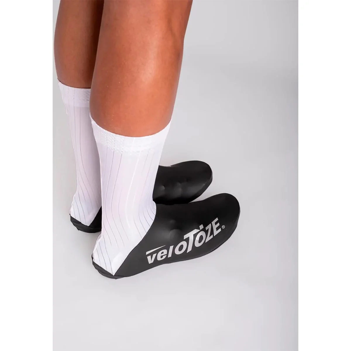 Couvre-Chaussure VELOTOZE AERO Noir/Blanc - Image 5