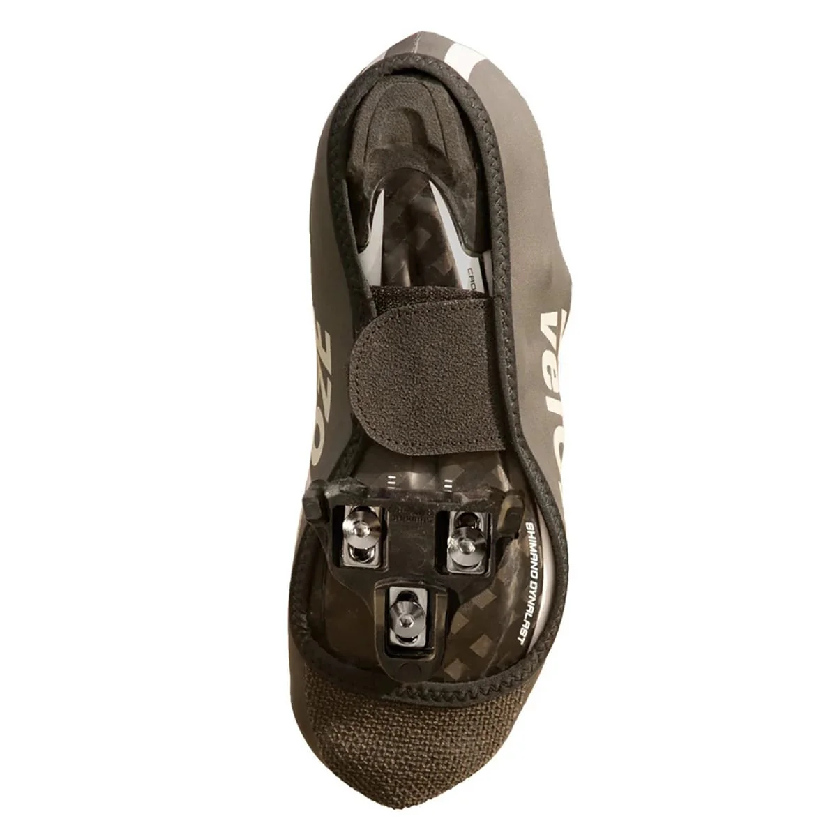 Couvre-Chaussure VELOTOZE HAUTES NÉOPRÈNE Noir/Blanc - Image 3