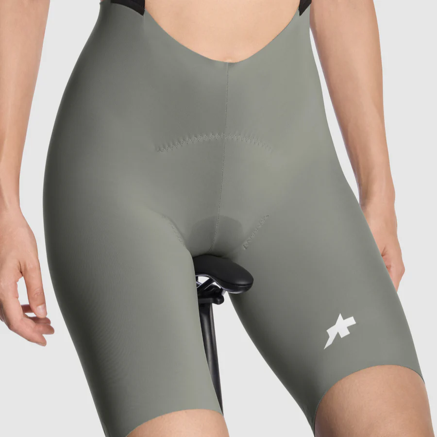 Cuissard Court à Bretelle ASSOS DYORA R S11 Femme Kaki - Image 8