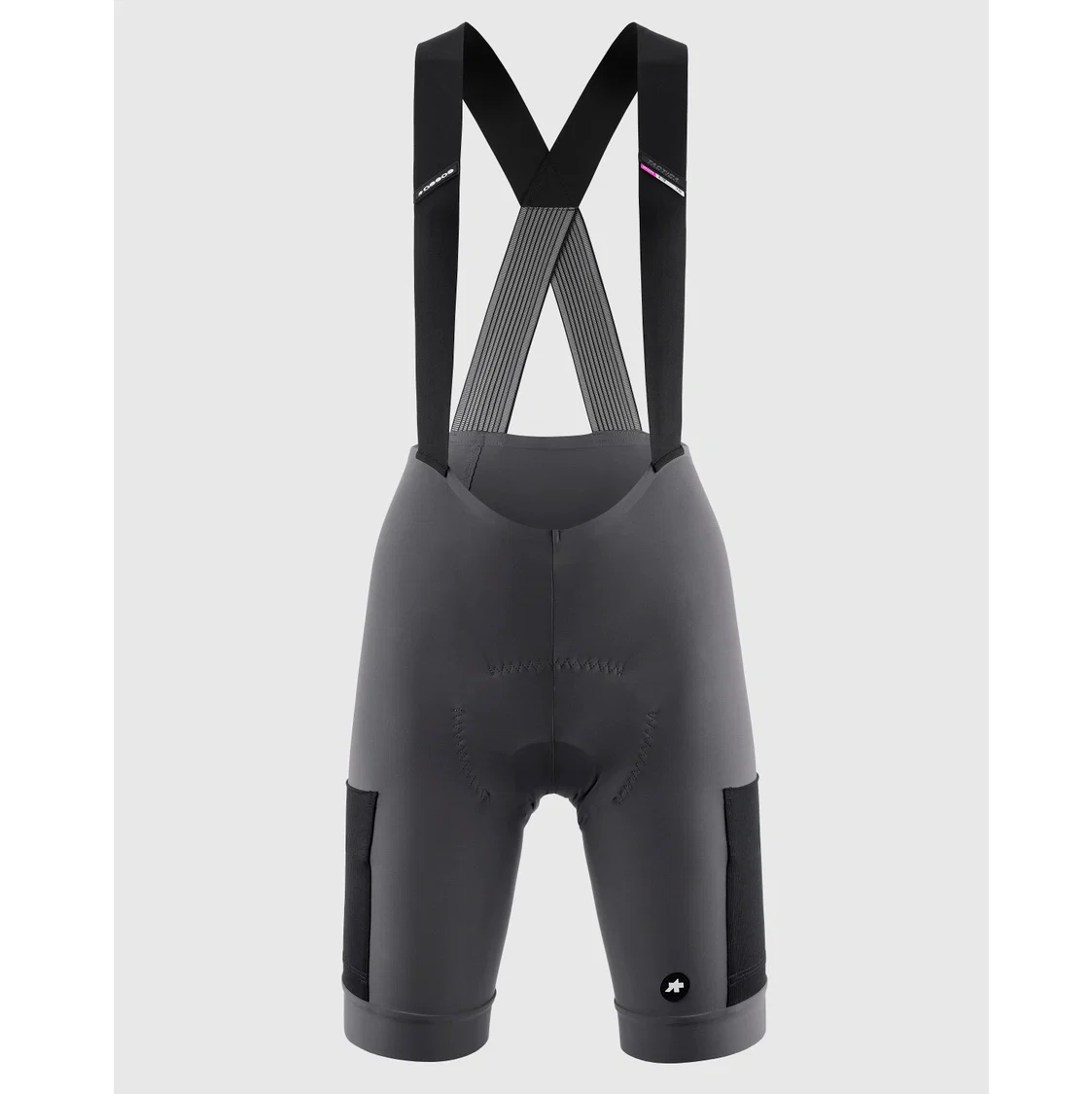 Cuissard Court à Bretelles ASSOS TACTICA KIESKAFER T5 GRAVEL Femme Gris