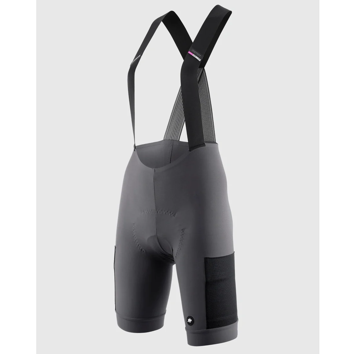 Cuissard Court à Bretelles ASSOS TACTICA KIESKAFER T5 GRAVEL Femme Gris - Image 3