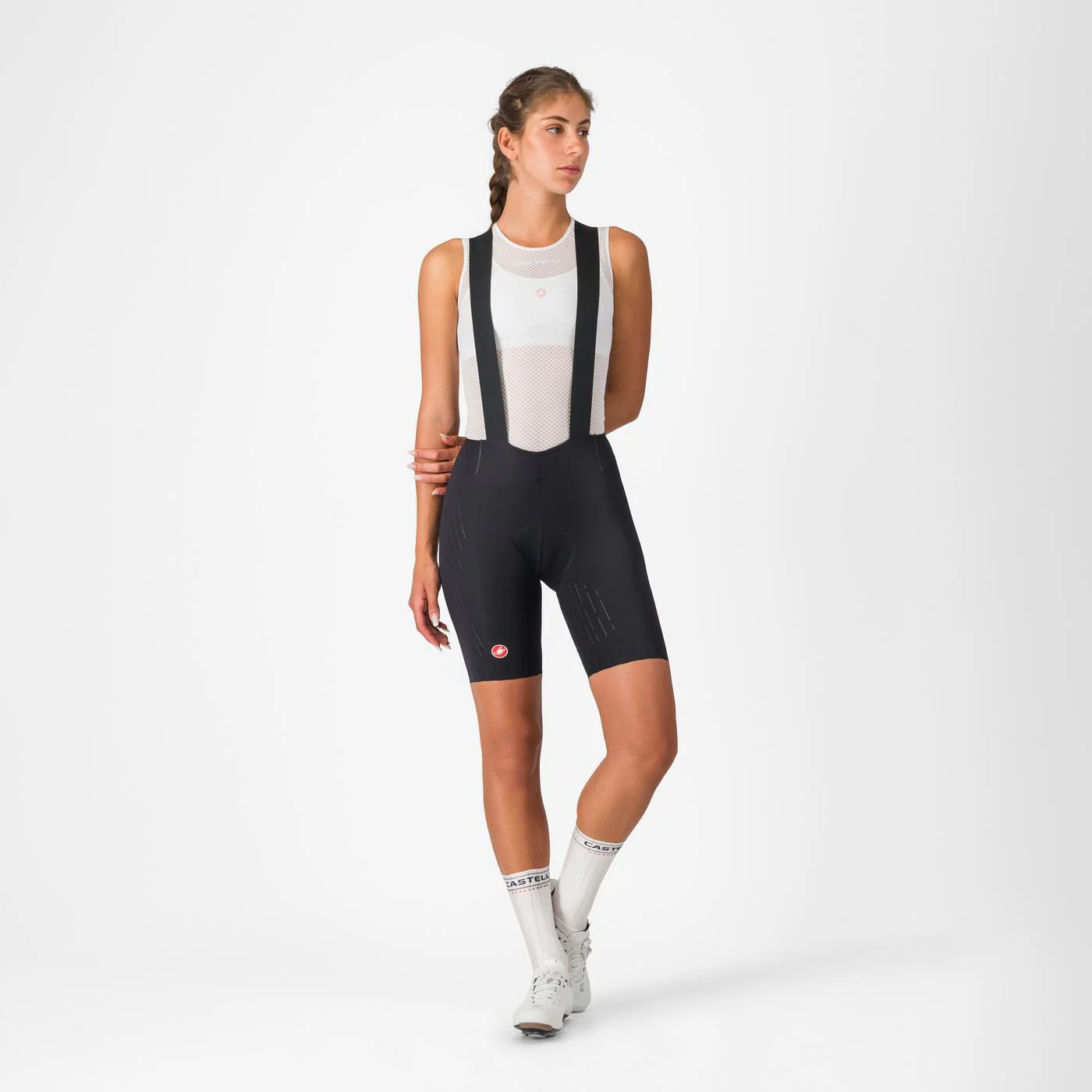 Cuissard Court  à Bretelles CASTELLI FREE AERO RACE Femme Noir - Image 2