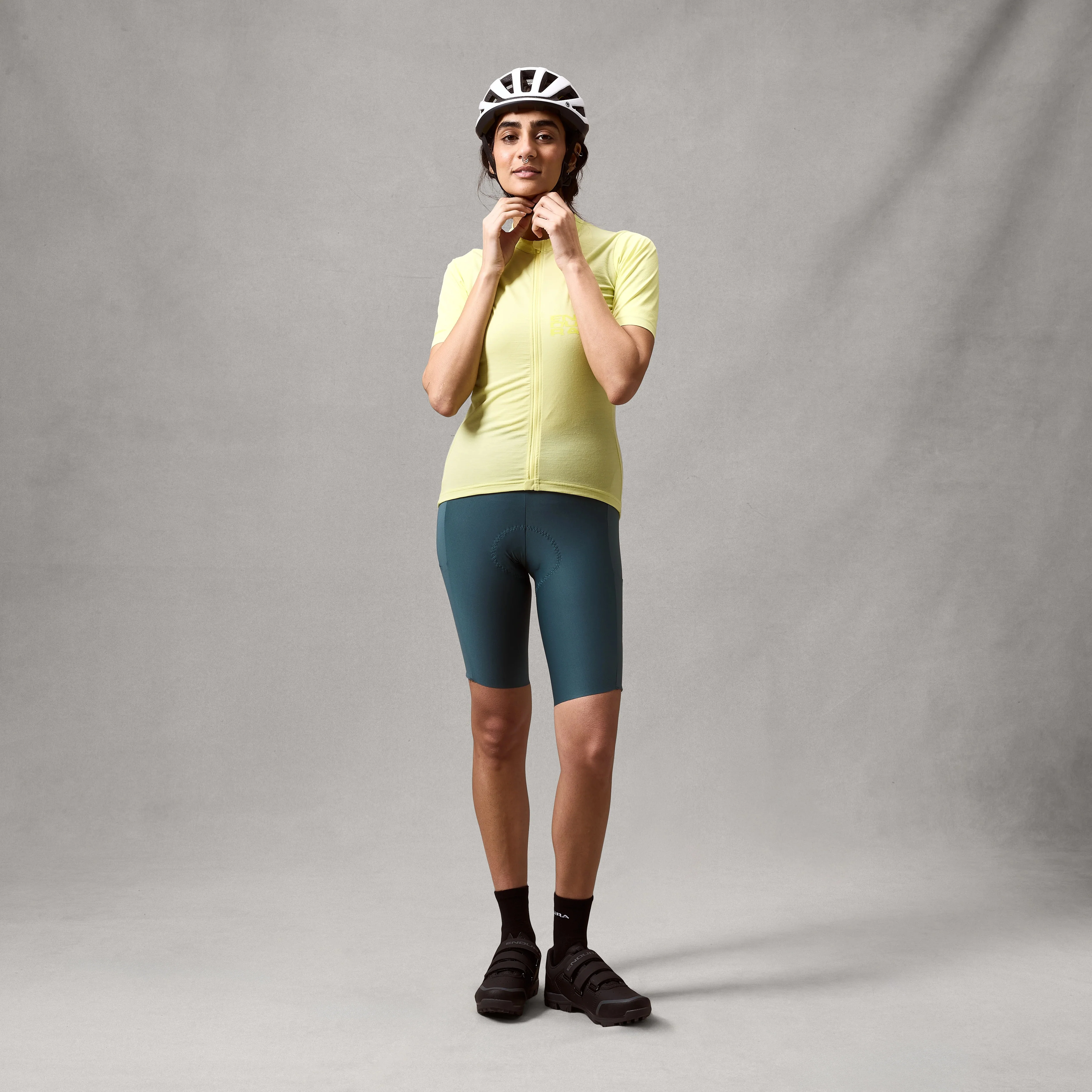 Cuissard Court à Bretelles ENDURA ALLTRACK RIDE Femme Teal