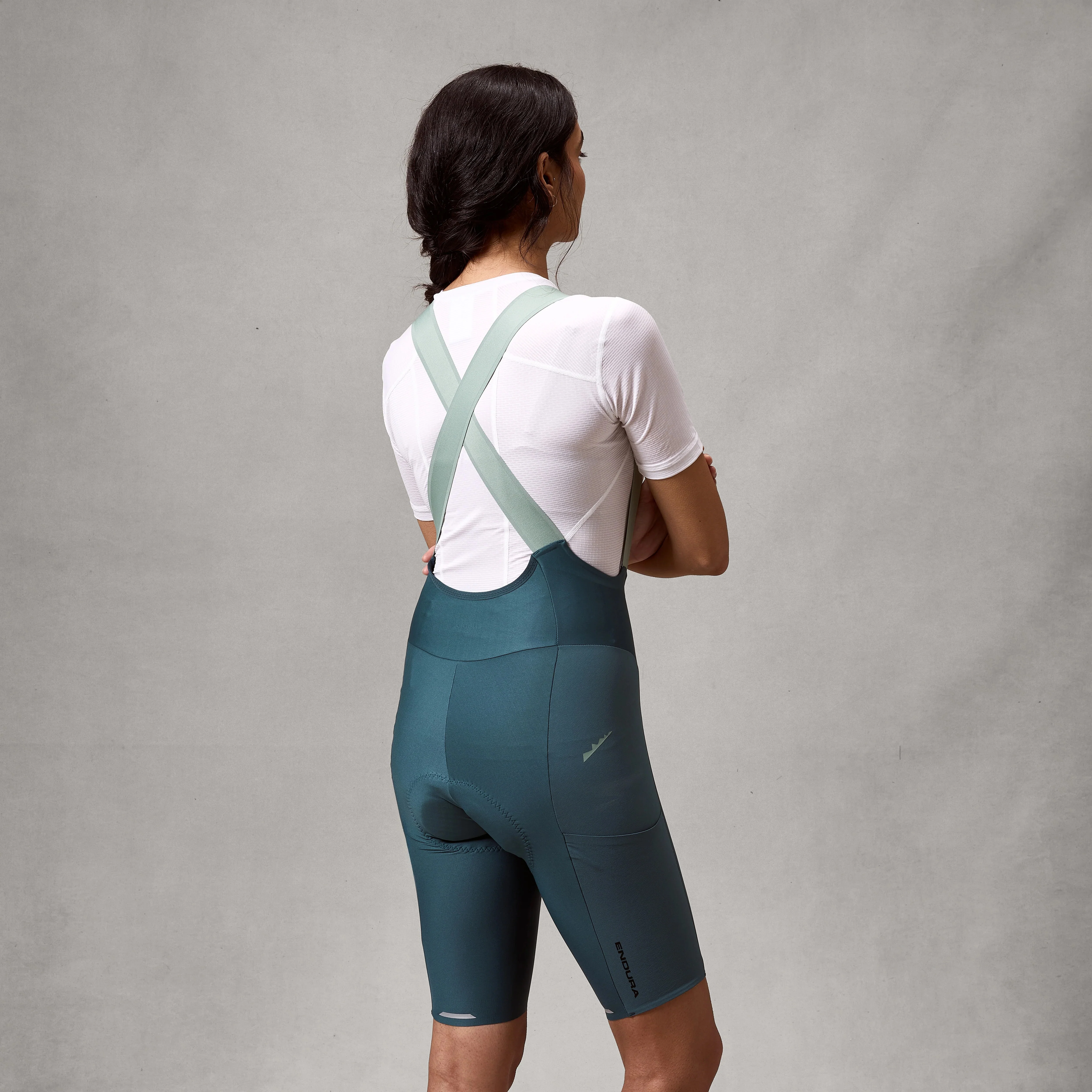 Cuissard Court à Bretelles ENDURA ALLTRACK RIDE Femme Teal - Image 3