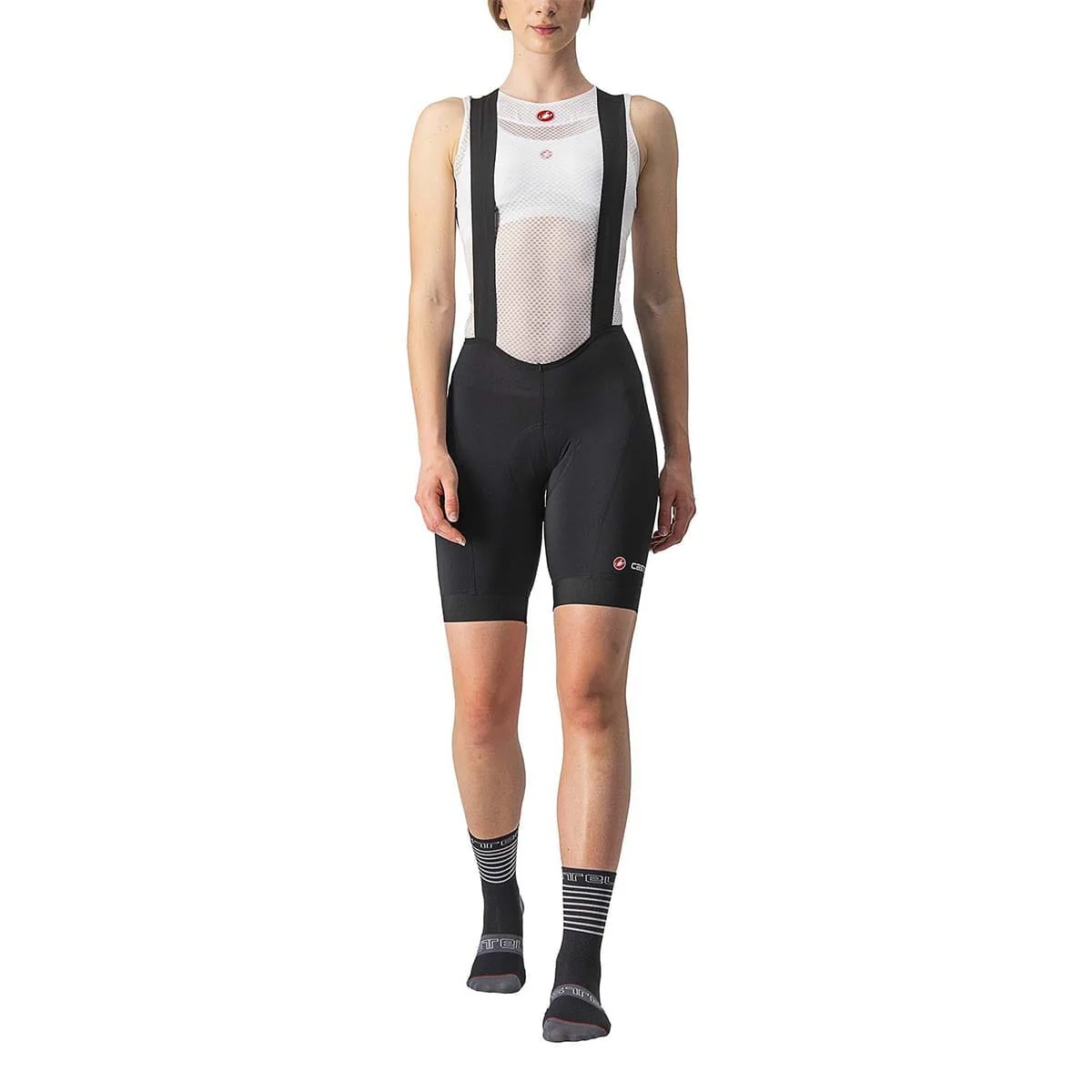 Cuissard Court à Bretelles CASTELLI ENDURANCE Femme Noir