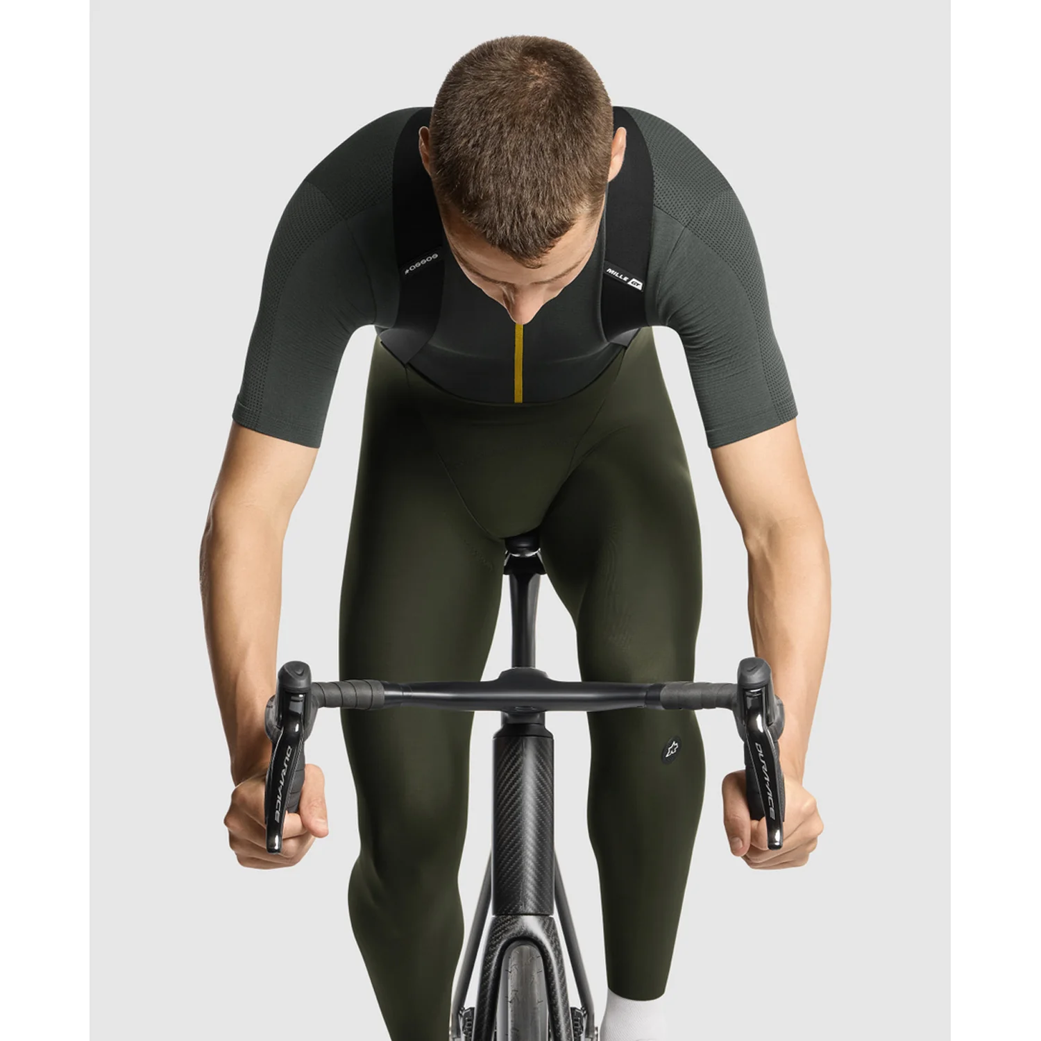 Cuissard Long à Bretelles ASSOS MILLE GT SPRING FALL S11 Deep Green - Image 3