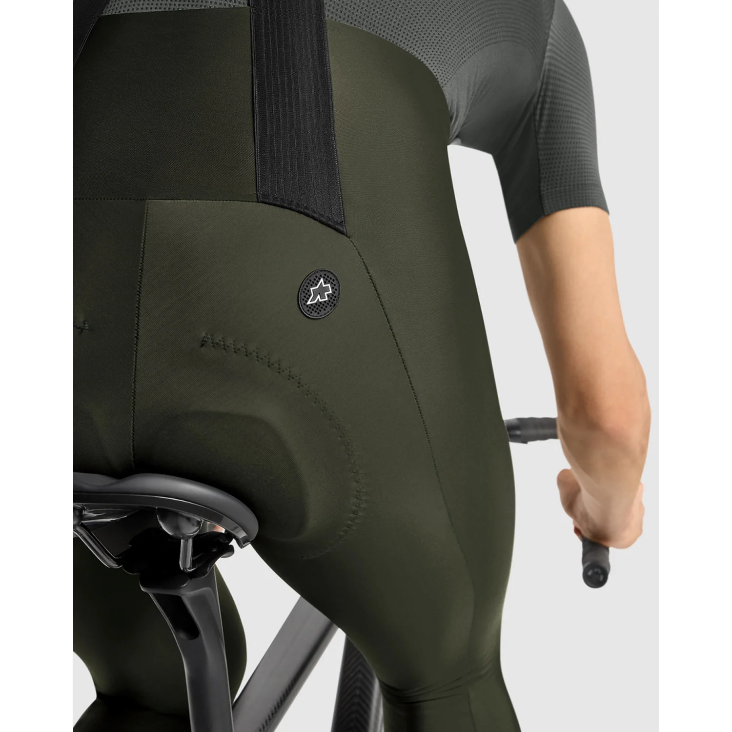 Cuissard Long à Bretelles ASSOS MILLE GT SPRING FALL S11 Deep Green - Image 4