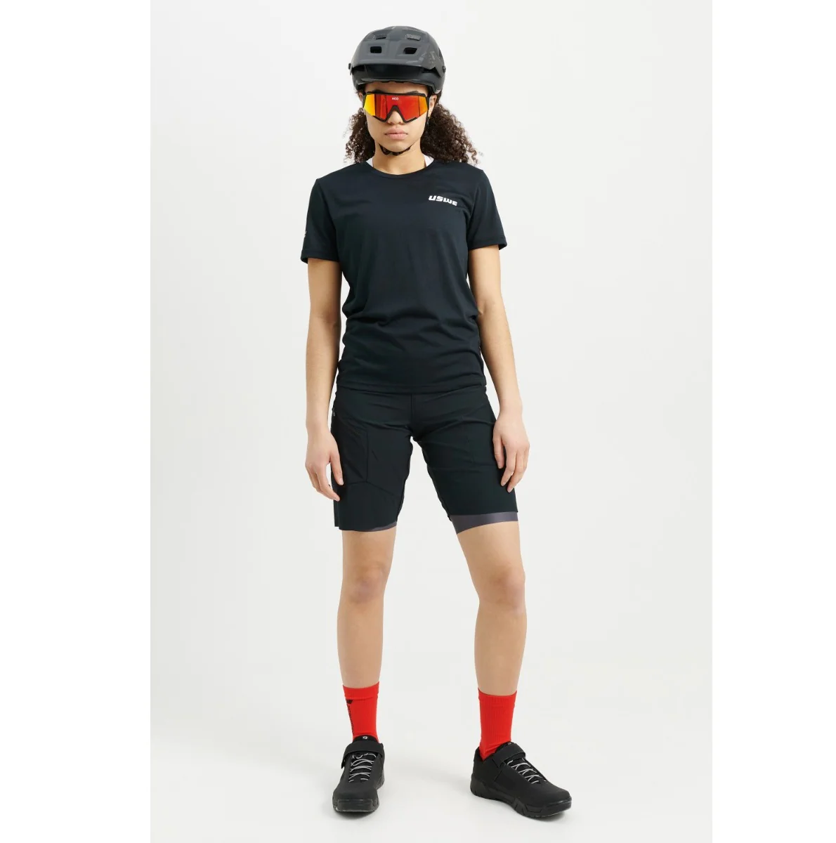 Short USWE HYBRID MTB Femme Noir - Image 5