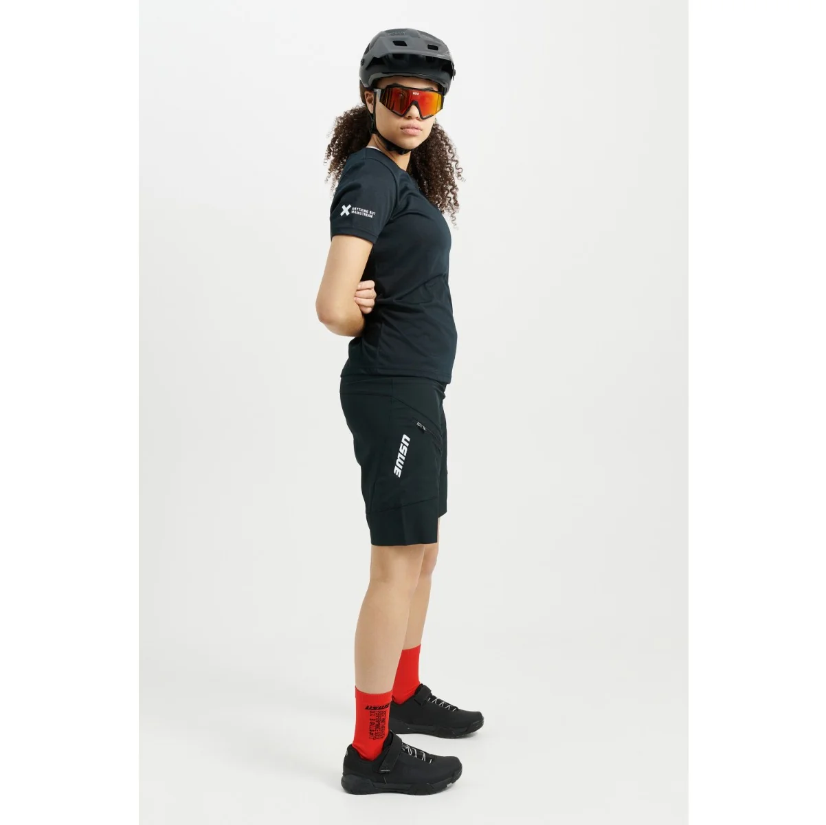 Short USWE HYBRID MTB Femme Noir - Image 6