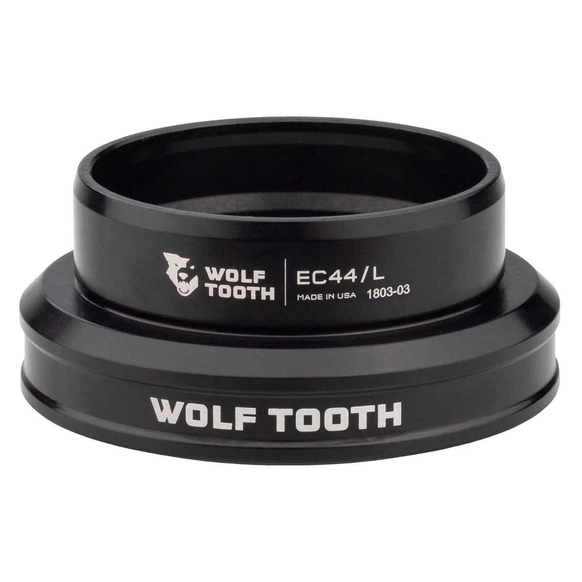 Cuvette Basse pour Jeu de Direction Externe WOLF TOOTH PREMIUM 1.5" EC44 Noir