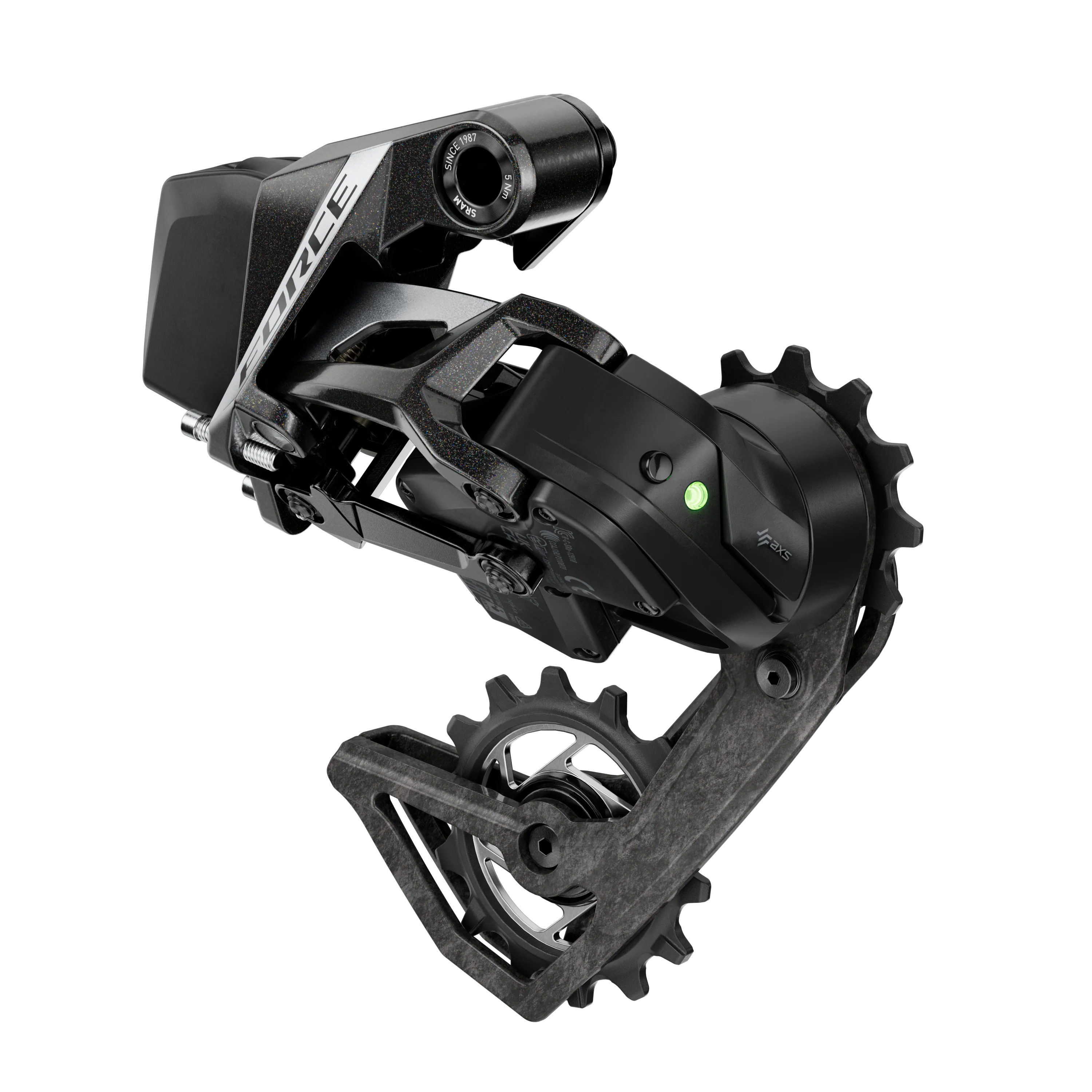Dérailleur Arrière SRAM FORCE AXS E1 2x12V Max 36 Dents (Sans Batterie)