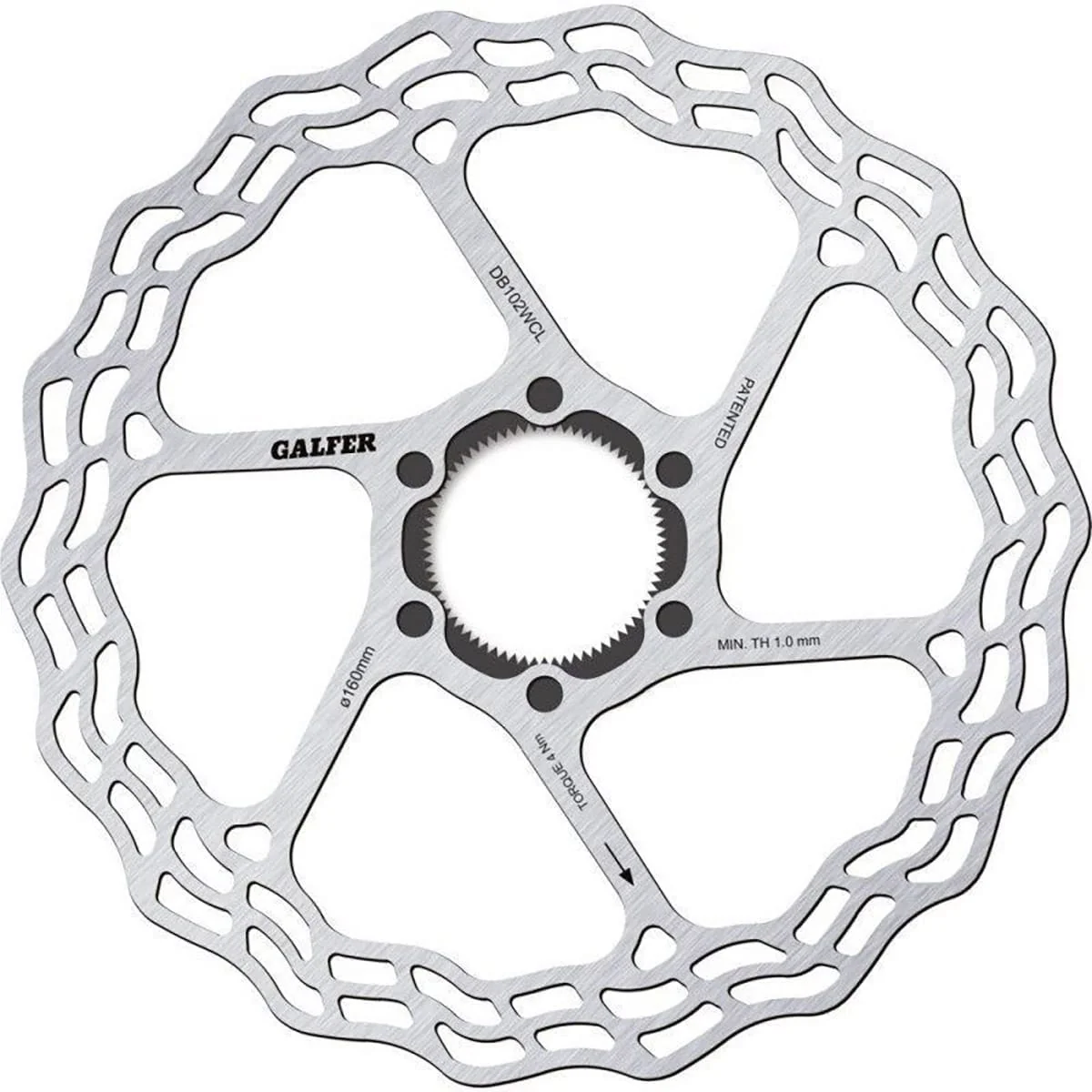 Disque GALFER WAVE ROAD Center Lock